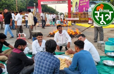 किसानों का धरना